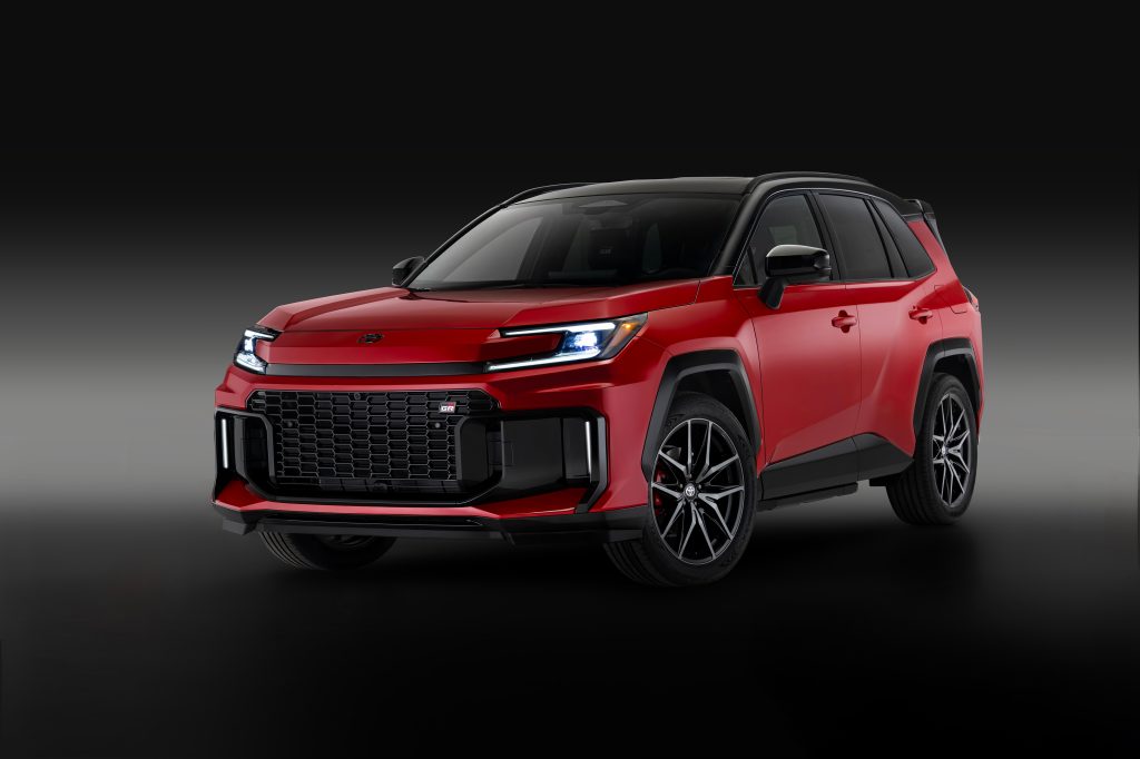 Red 2026 RAV4 in GR Sport 